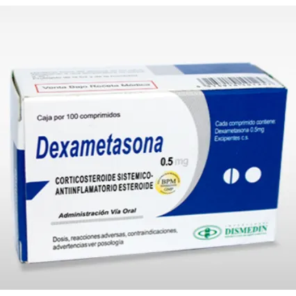 DEXAMETASONA 0.5 MG CAJA X 100 COMPRIMIDOS - Ecofarma